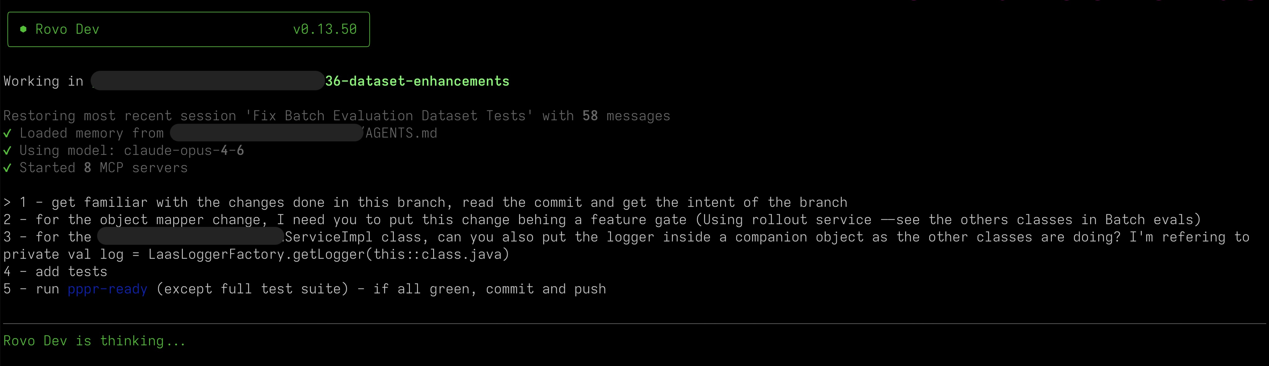 Instructions for RovoDev