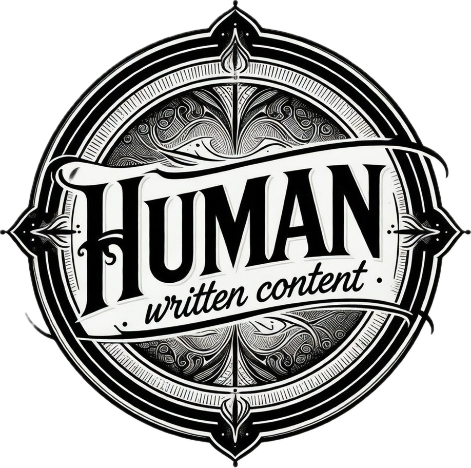 Badge Human written content